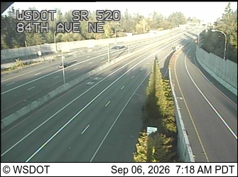 SR 520 at MP 4.5: 84th Ave NE live camera view
