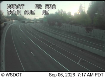 SR 520 at MP 4.9: 89th Ave NE live camera view