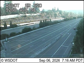 SR 520 at MP 5.2: 92nd Ave NE live camera view