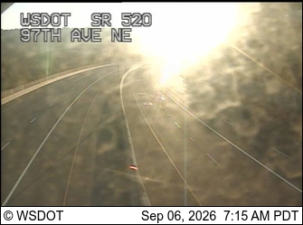 SR 520 at MP 5.5: 97th Ave NE live camera view