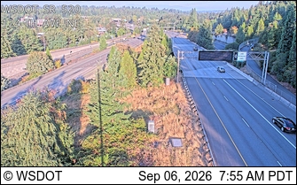 SR 520 at MP 7.6: 124th Ave NE live camera view