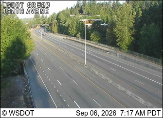 SR 520 at MP 8: 130th Ave NE live camera view