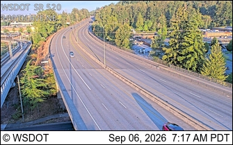SR 520 at MP 8.6: 140th Ave NE live camera view