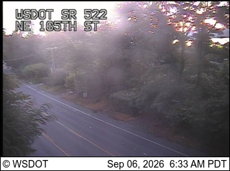 SR 522 at MP 5.3: NE 165th St live camera view