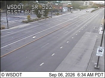 SR 522 at MP 6.6: 61st Ave NE live camera view