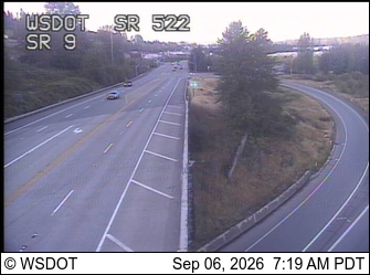 SR 522 at MP 14: SR 9 Interchange live camera view