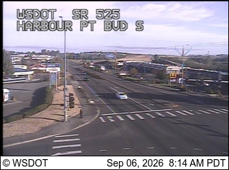 SR 525 at MP 4: Harbour Pt Bvd S live camera view
