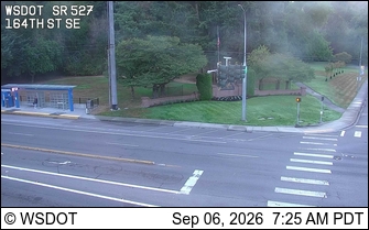 SR 527 at MP 6.6: 164th St SE live camera view