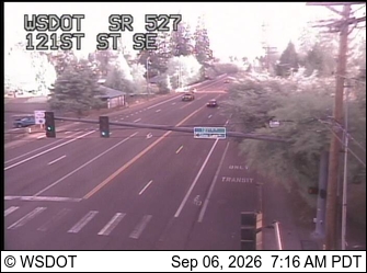 SR 527 at MP 9.5: 121st St SE live camera view