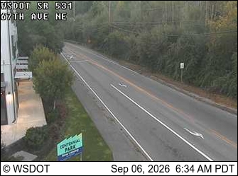 SR 531 at MP 8.5: 67th Ave. NE live camera view