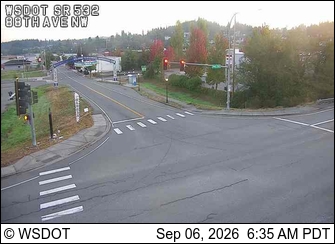 SR 532 at MP 5: 88th Ave NW live camera view