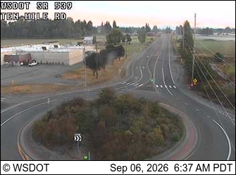 SR 539 at MP 5.9: Ten Mile Rd live camera view