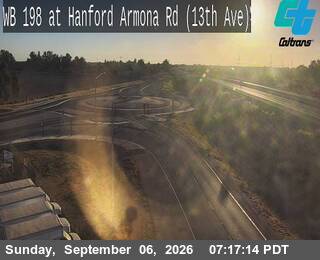 KIN-198-AT Hanford Armona (13th Ave) live camera view