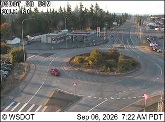 SR 539 at MP 7.5: Pole Rd live camera view