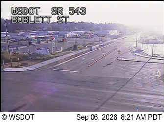 SR 543 at MP 0.2: Boblett St live camera view