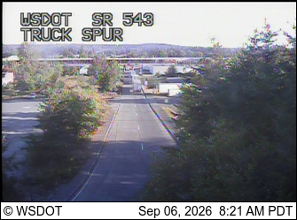 SR 543 at MP 0.9: Truck Spur live camera view