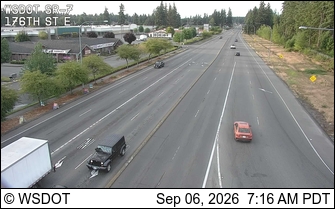 SR 7 at MP 48.33: 176th St E (SR 704) live camera view