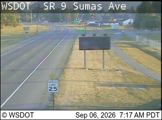 SR 9 at MP 96.8: Sumas Ave live camera view