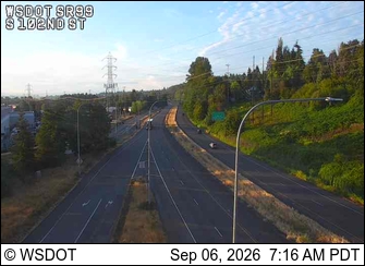 SR 99 at MP 23.7: S 102nd St live camera view