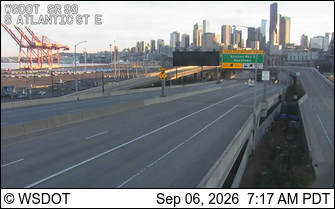 SR 99 at MP 30.2: S Atlantic St, East live camera view