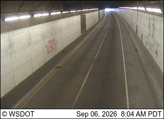 SR 99 at MP 30.8: SB Tunnel, South end live camera view