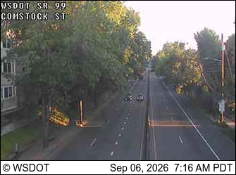SR 99 at MP 33.2: Comstock St live camera view