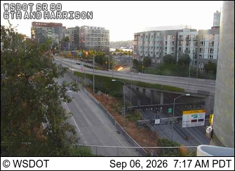 SR 99 at MP 32.6: 6th Ave/Harrison live camera view
