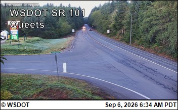 US 101 at MP 152.5: Queets live camera view