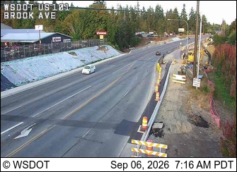 US 101 at MP 250.6: Brook Ave live camera view