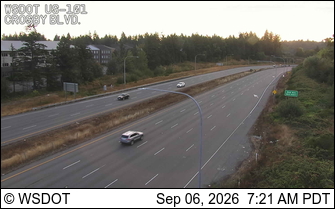 US 101 at MP 366.6: Crosby Blvd live camera view