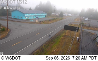 US 12 at MP 130.51: Packwood live camera view