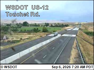 US 12 at MP 319.89: Touchet Road live camera view
