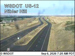 US 12 at MP 326.02: Nibler Hill live camera view
