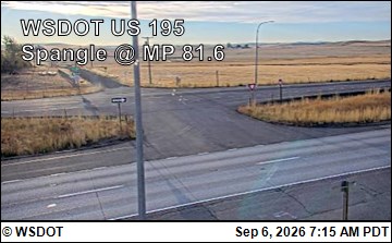 US 195 at MP 81.6: Spangle (2) live camera view
