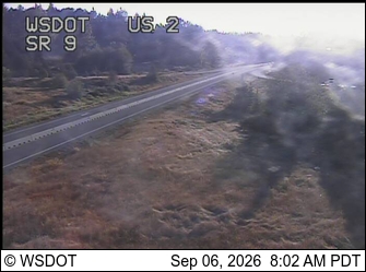 US 2 at MP 5: SR 9 Interchange live camera view