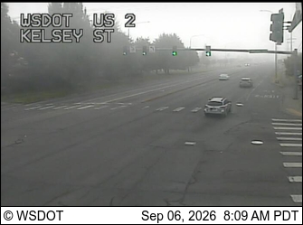 US 2 at MP 14.6: Kelsey St live camera view
