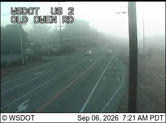 US 2 at MP 21.5: Old Owen Rd live camera view