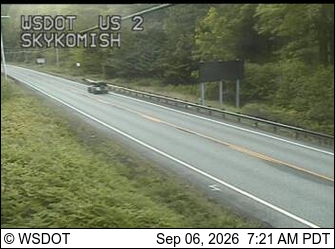US 2 at MP 45.6 (Skykomish) live camera view