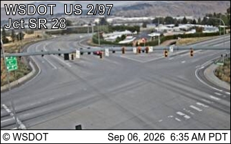 US 2 at MP 127.8: US 97 I/C E. End Odabashian Br. live camera view