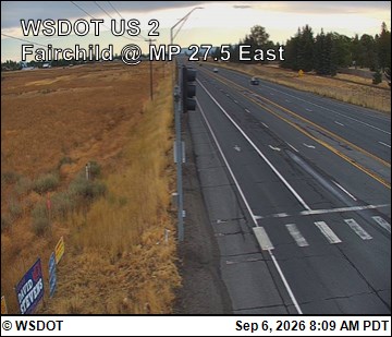 US 2 at MP 275.3: Fairchild looking East live camera view
