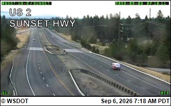 US 2 at MP 282: Sunset Hwy live camera view