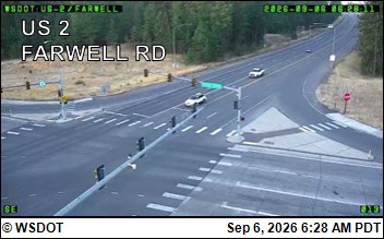 US 2 at MP 295.6: Farwell Rd live camera view