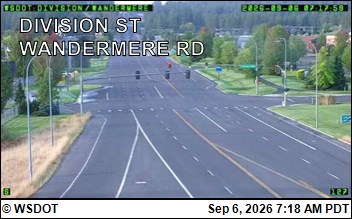 US 395 at MP 167.9: Wandermere Rd live camera view