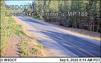US 395 at MP 188.1: Loon Lake Summit (6) live camera view