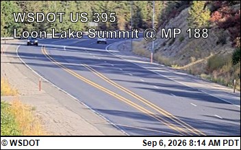 US 395 at MP 188.1: Loon Lake Summit (8) live camera view