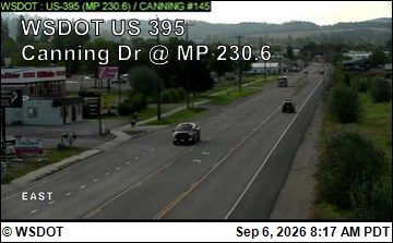 US 395 at MP 230.6: Colville - Canning Dr live camera view