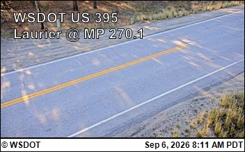 US 395 at MP 270.1: Laurier (5) live camera view