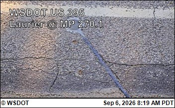 US 395 at MP 270.1: Laurier (6) live camera view