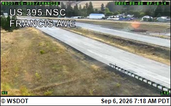 US 395 NSC at MP 161.8: Francis Ave live camera view