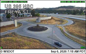 US 395 NSC at MP 162.1: NSC 395 & Freya live camera view